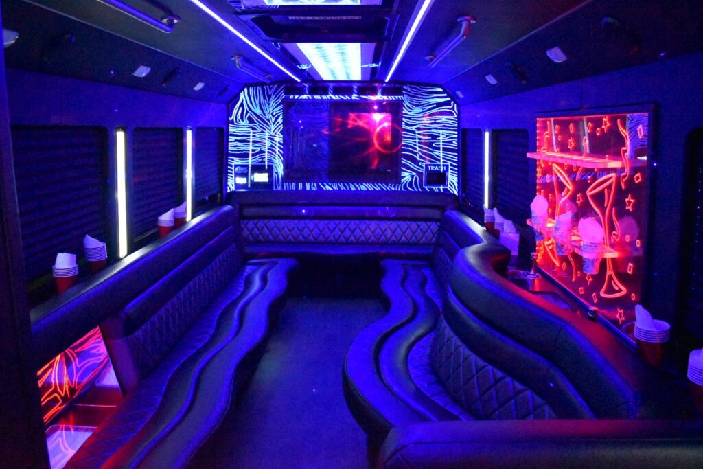 luxurious party bus service